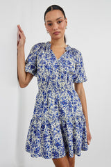 FIORELLA DRESS - BLUE MARGUERITE| Rails US