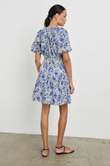FIORELLA DRESS - BLUE MARGUERITE| Rails US