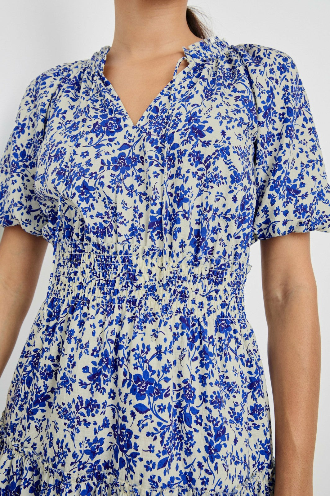 FIORELLA DRESS - BLUE MARGUERITE| Rails US