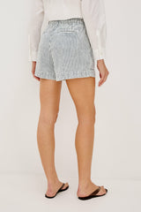 FOSTER SHORT - INDIGO RAILROAD STRIPE| Rails for sale