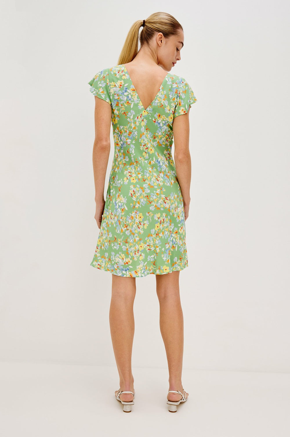 GIGI DRESS - GREEN MEADOW| Rails online