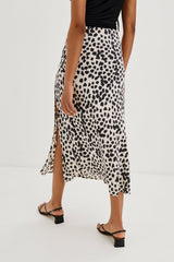 HEPBURN SKIRT - TAUPE SPOTTED| Rails US