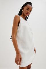 LINDSEY DRESS - WHITE| Rails discount