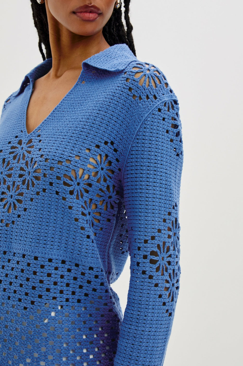 LOUIZA TOP - FRENCH BLUE| Rails outlet