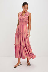 LOULOU DRESS - CABANA STRIPE| Rails outlet