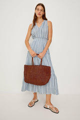 LOULOU DRESS - JALISCO STRIPE| Rails outlet