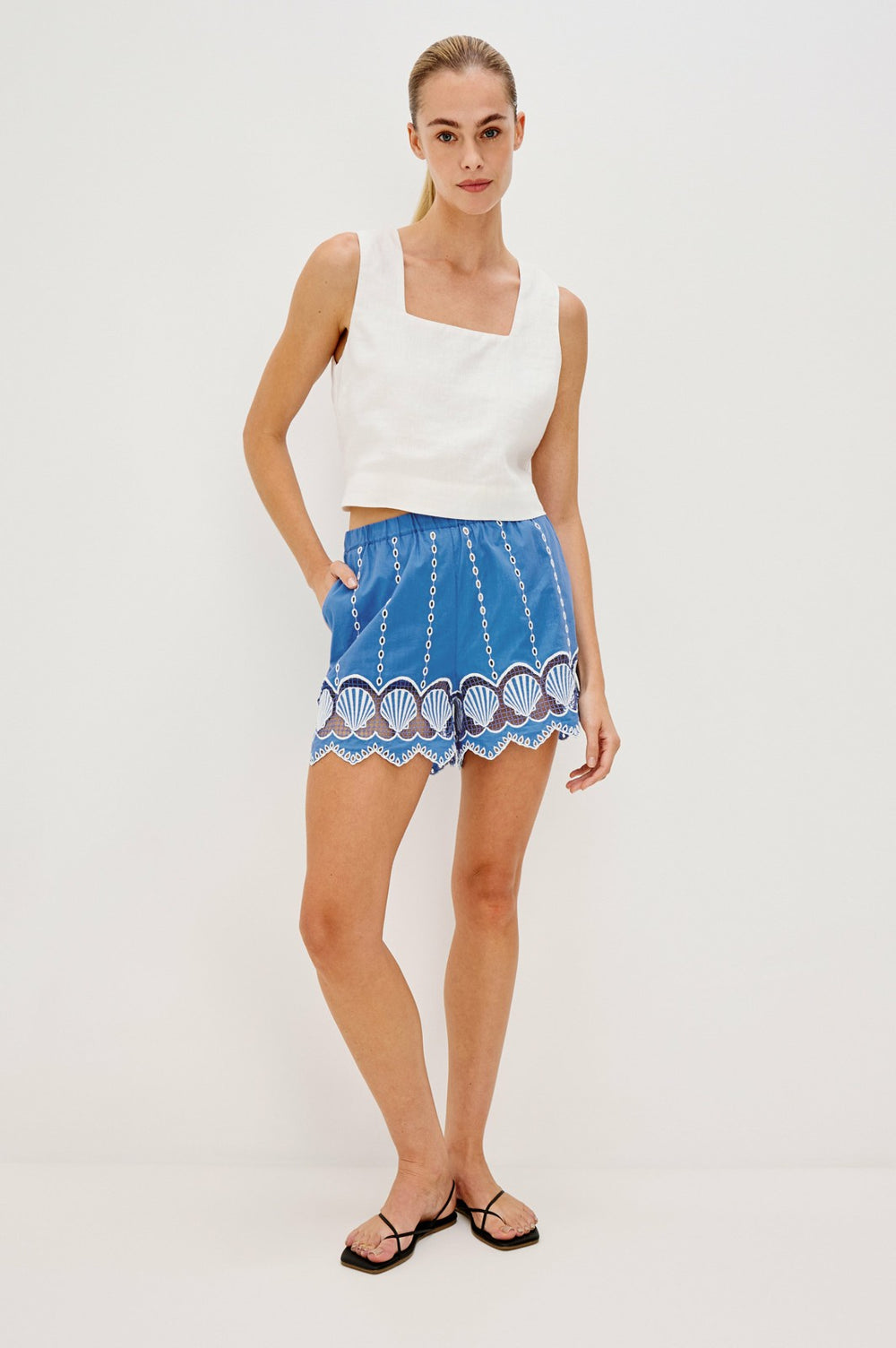 MAI SHORT - FRENCH BLUE| Rails online