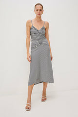 MARI DRESS - NAVY GINGHAM| Rails on sale