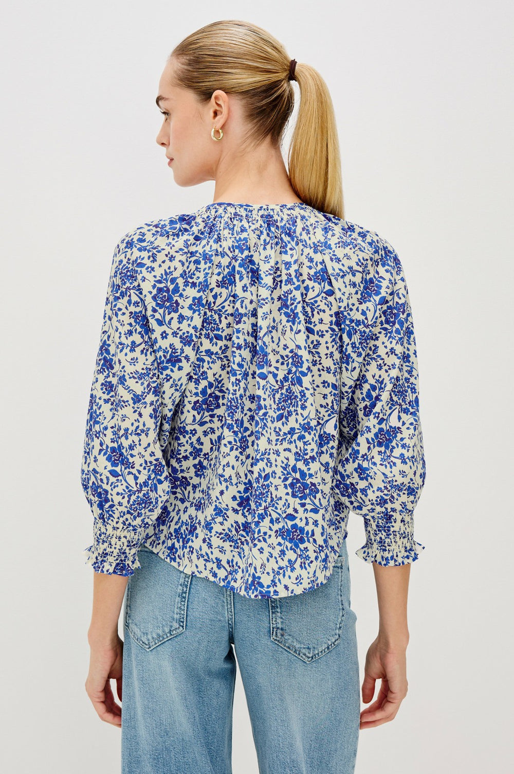 MARIAH TOP - BLUE MARGUERITE| Rails near me
