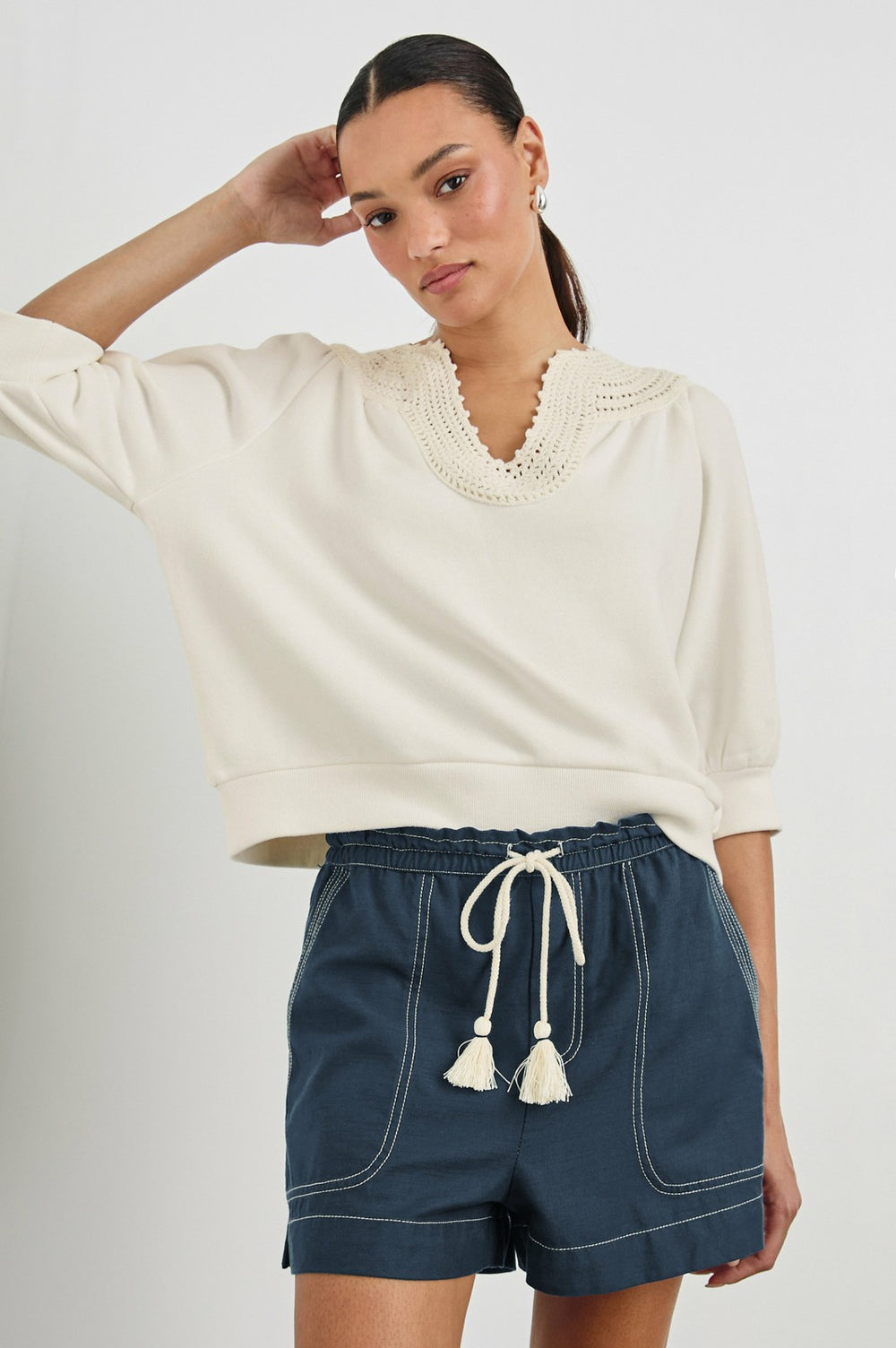 MARIPOSA TOP - IVORY| Rails discount