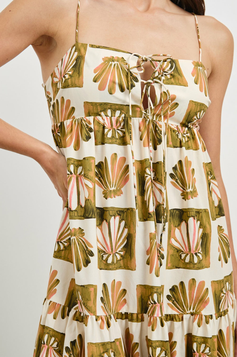MICA DRESS - CHECKERED SHELLS| Rails on sale
