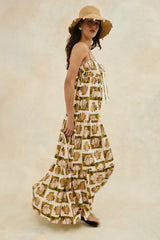 MICA DRESS - CHECKERED SHELLS| Rails on sale