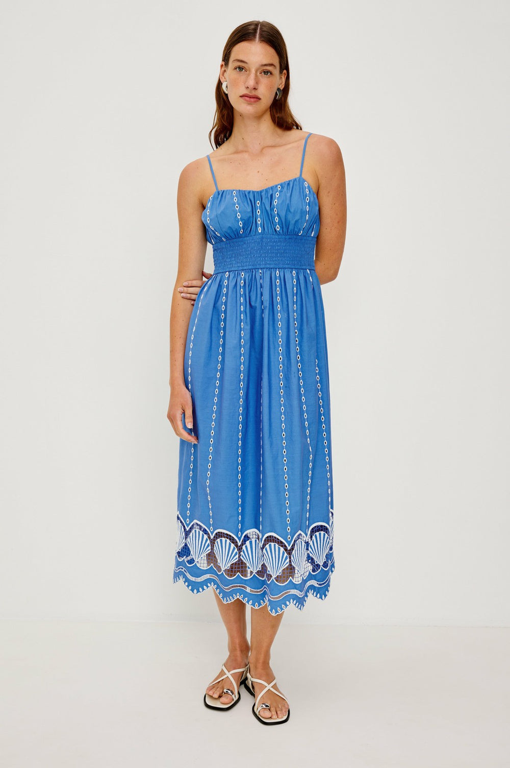 MURANO DRESS - FRENCH BLUE| Rails US
