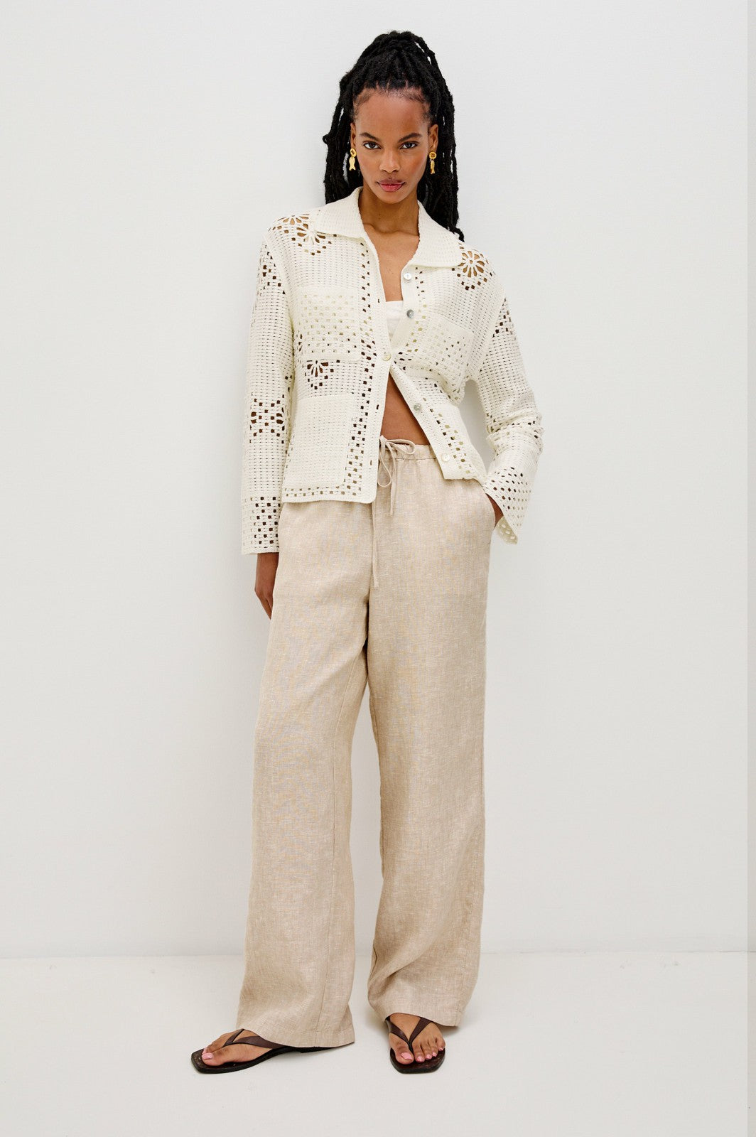 PATMOS SWEATER - IVORY| Rails discount