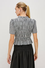 PORTIA TOP - ASH SEERSUCKER| Rails for sale