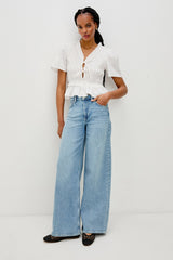 PORTIA TOP - WHITE| Rails online
