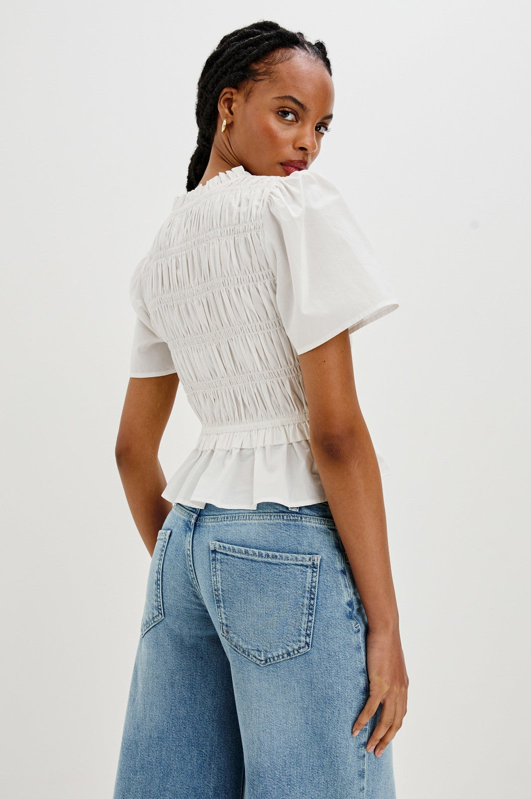 PORTIA TOP - WHITE| Rails online