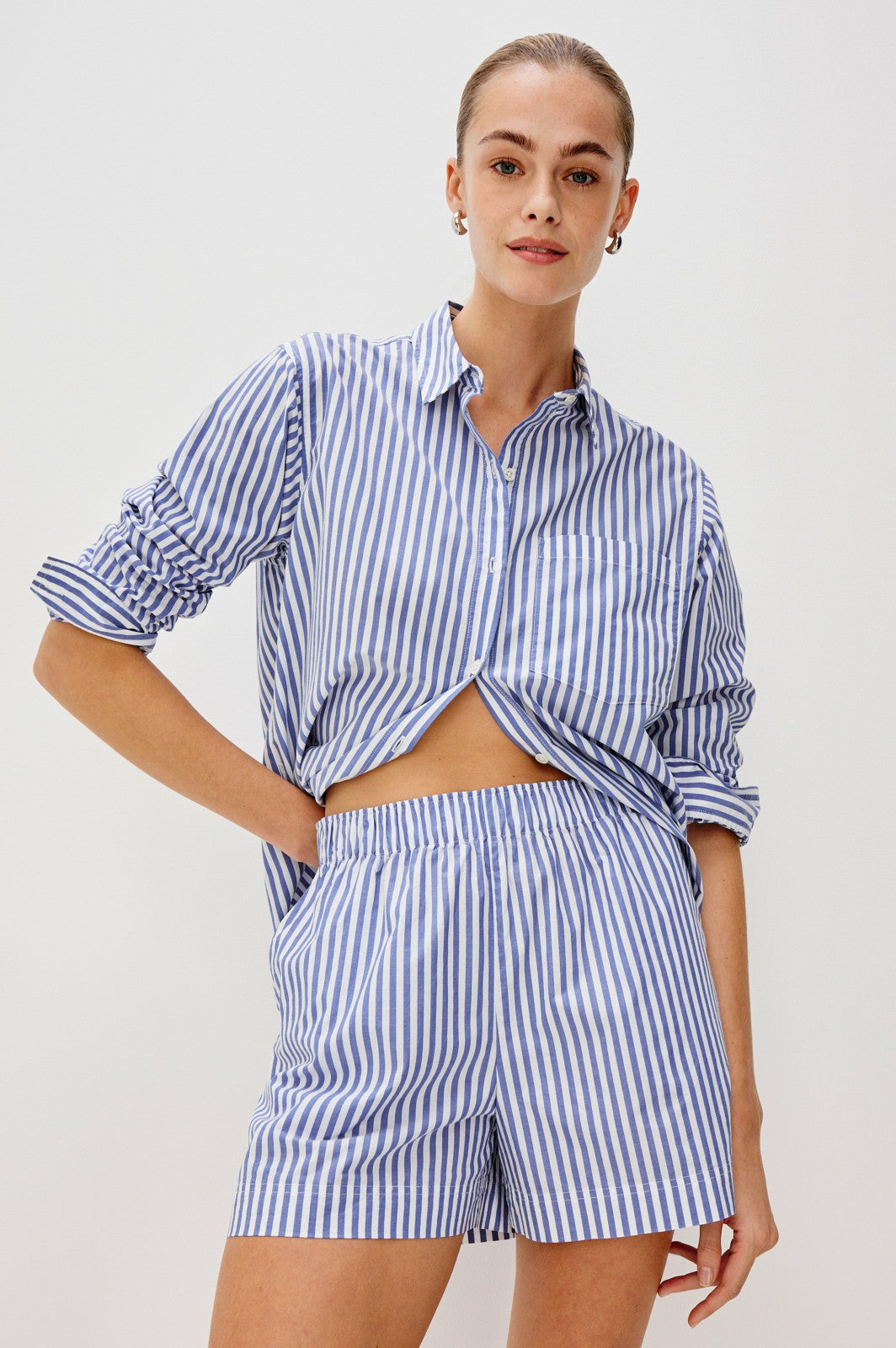 ROCKY SHORT - MARINER WHITE STRIPE| Rails discount