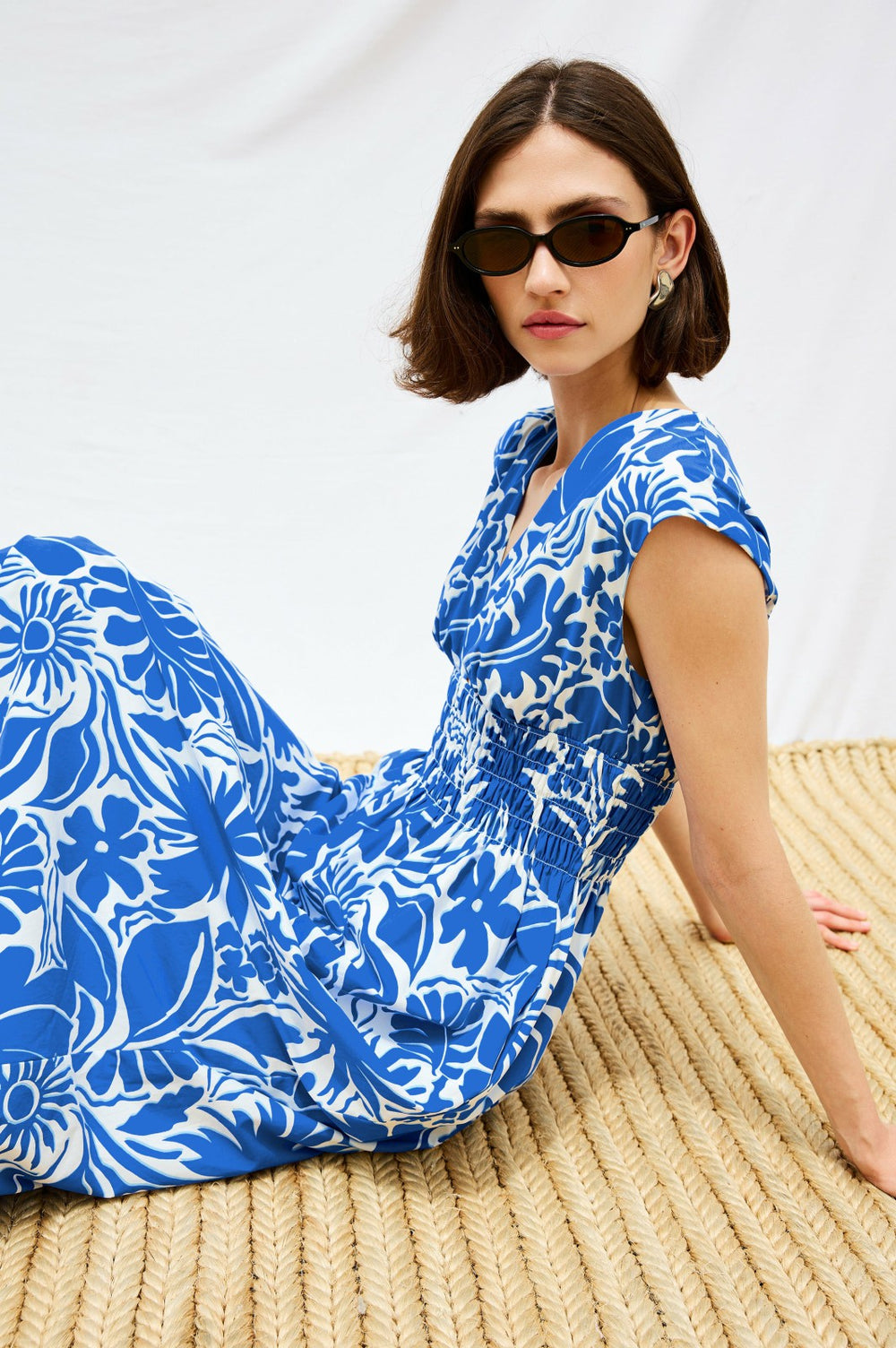 ROXANNE DRESS - BLUE RIVIERA| Rails sale