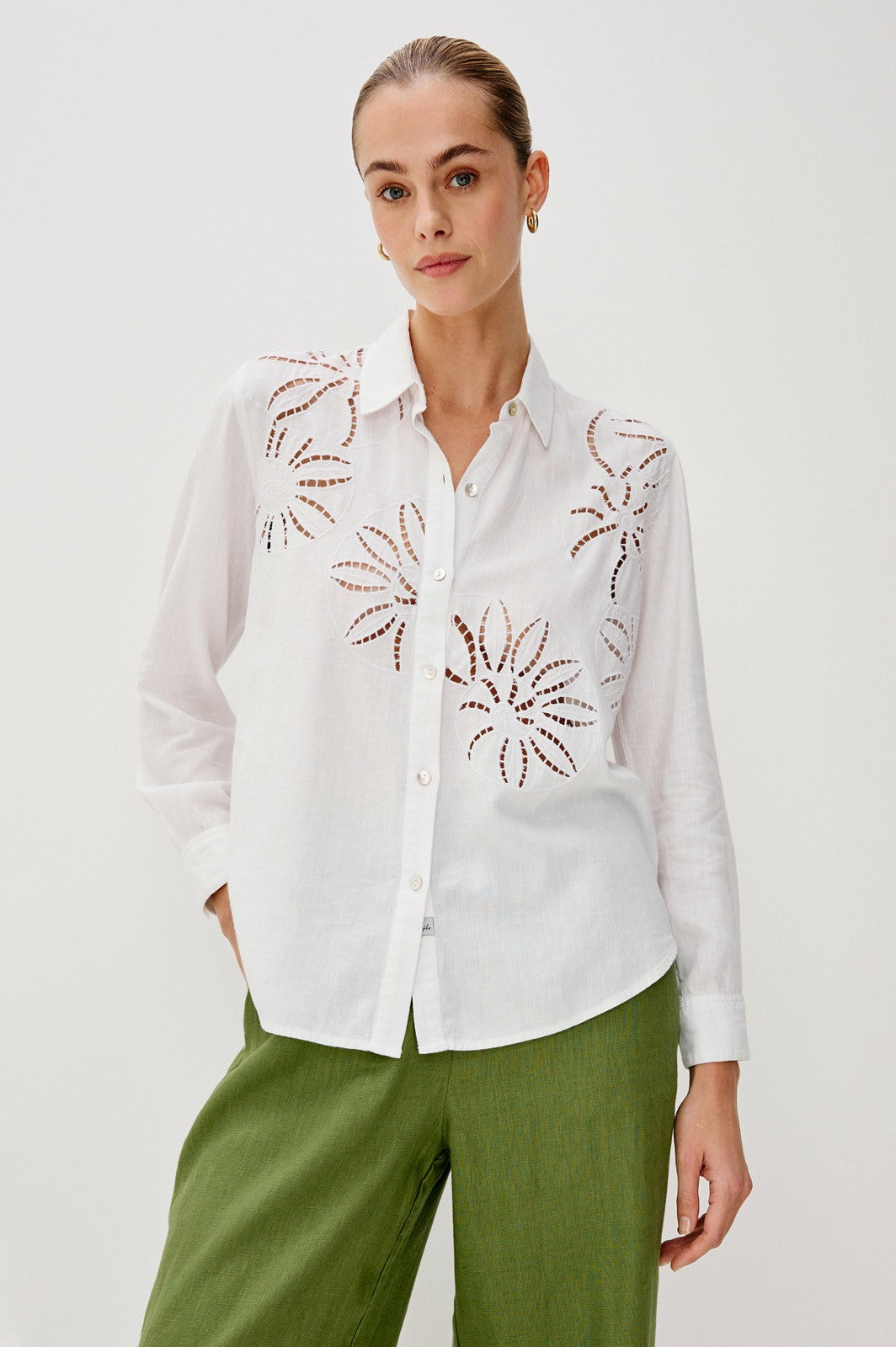 SAMAR SHIRT - WHITE| Rails discount