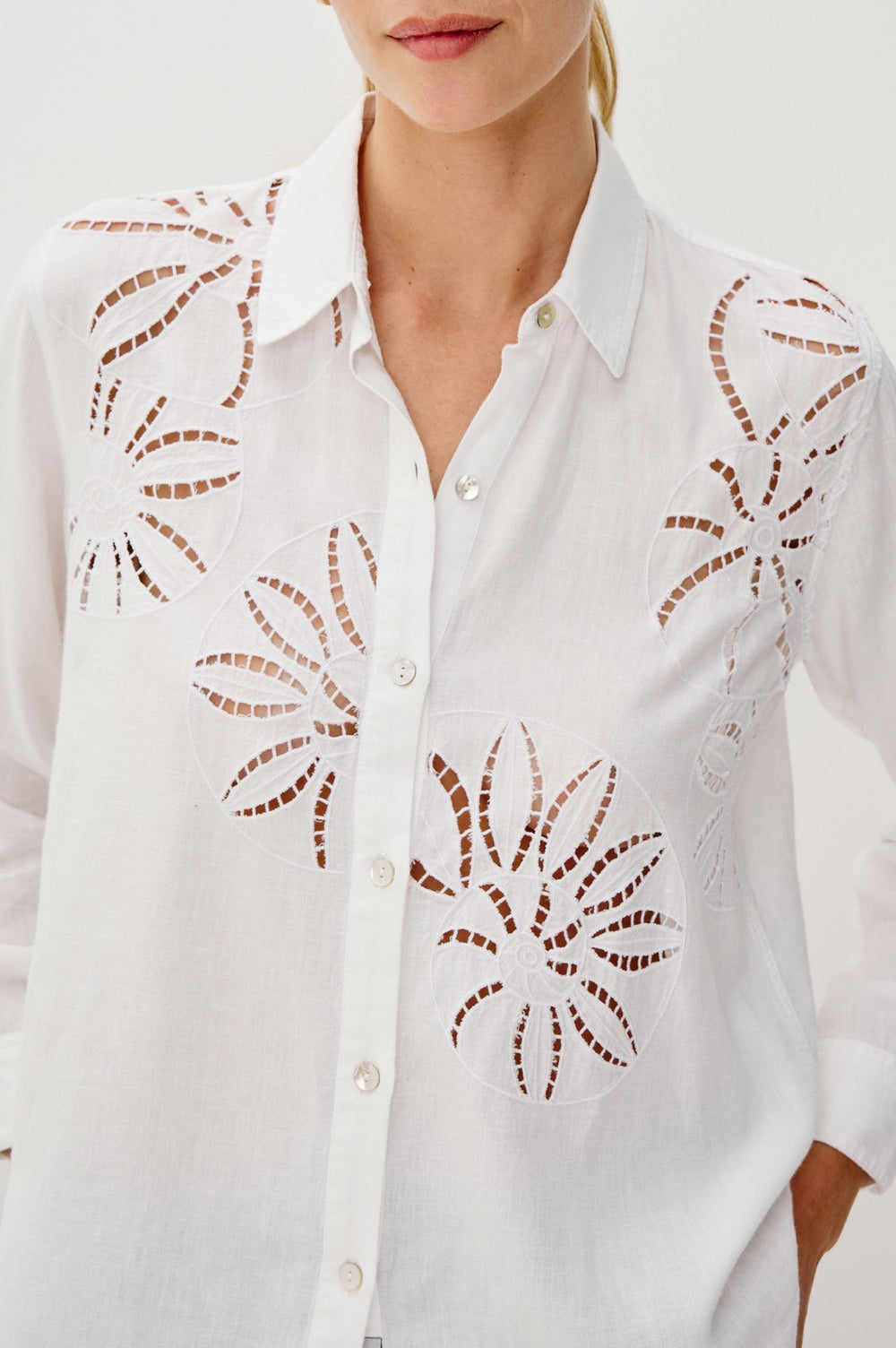 SAMAR SHIRT - WHITE| Rails discount