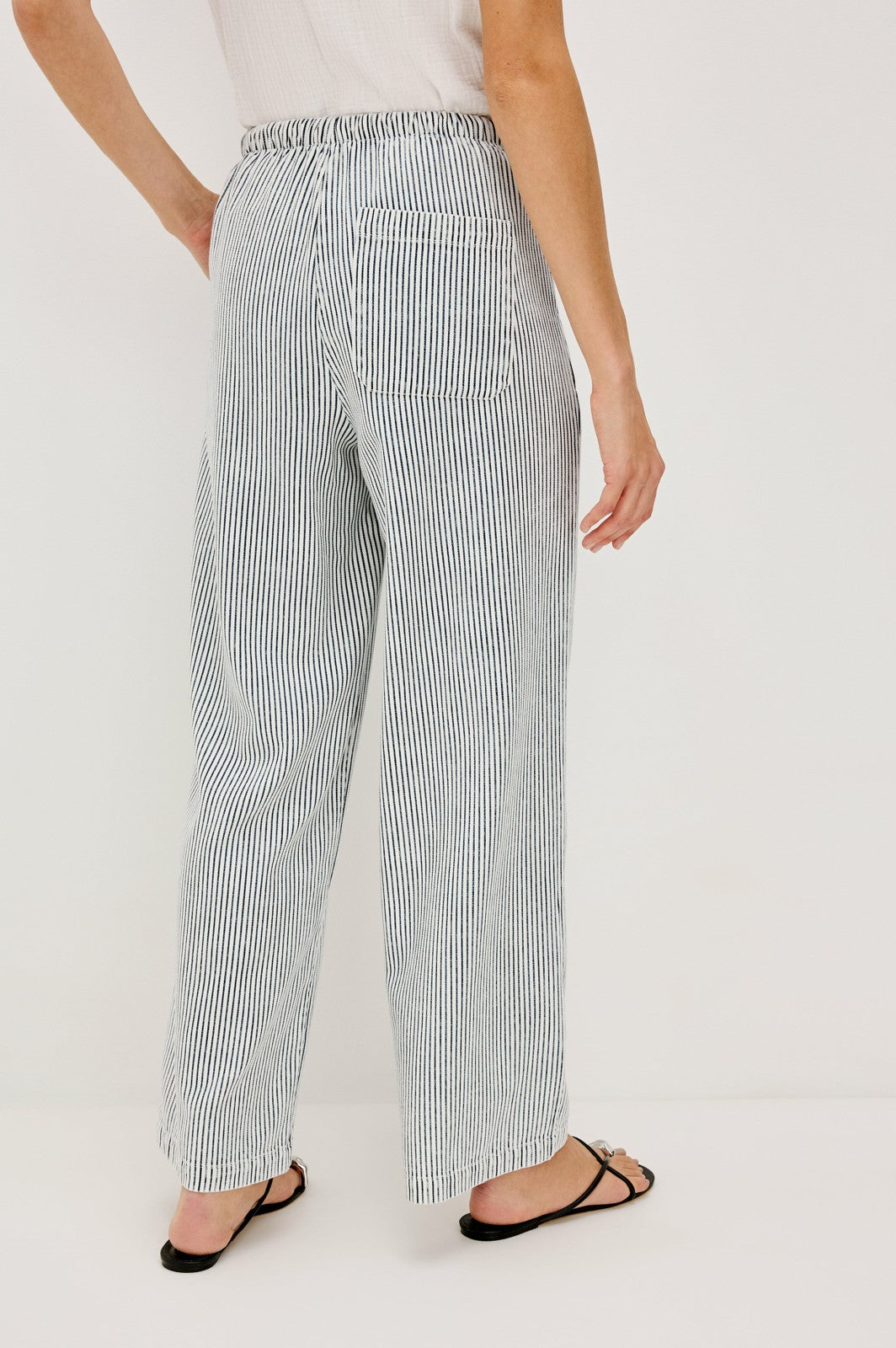 SANDERSON PANT - INDIGO RAILROAD STRIPE| Rails online