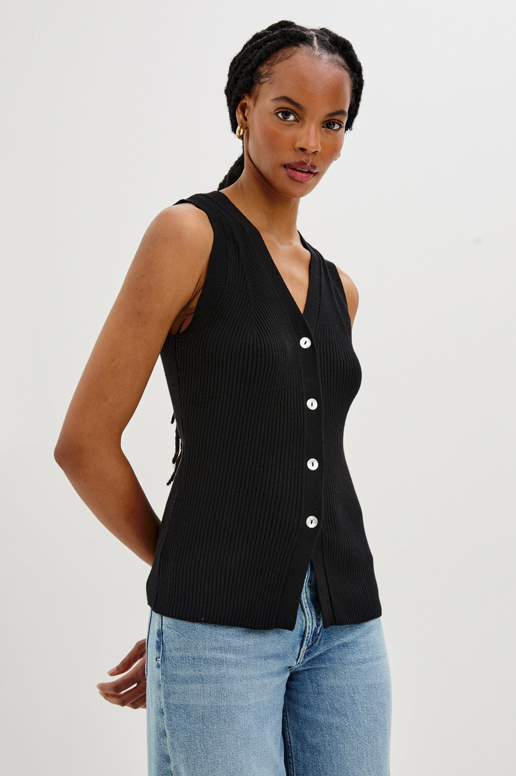 TATIA TOP - BLACK| Rails sale
