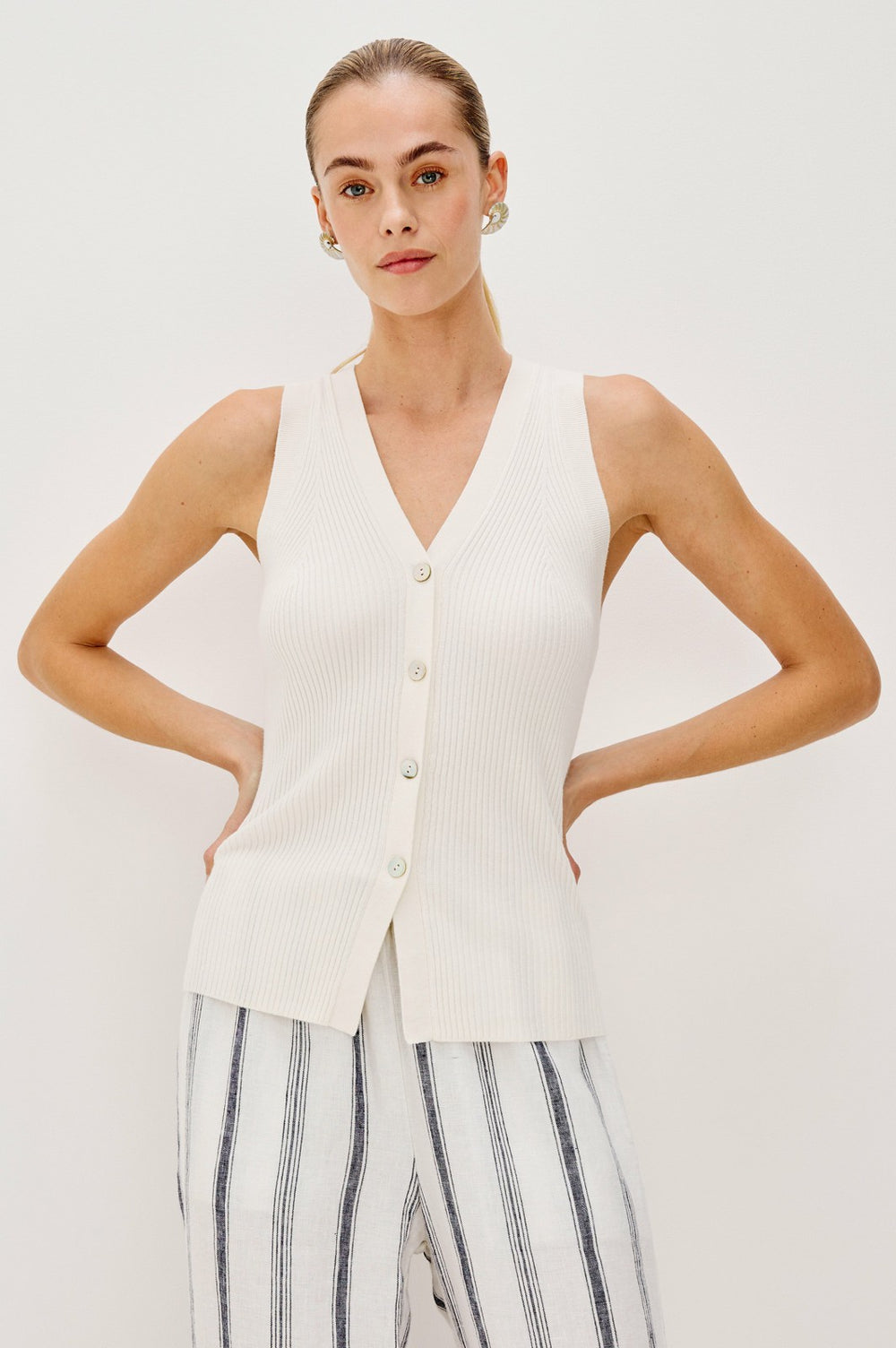 TATIA TOP - ECRU| Rails outlet