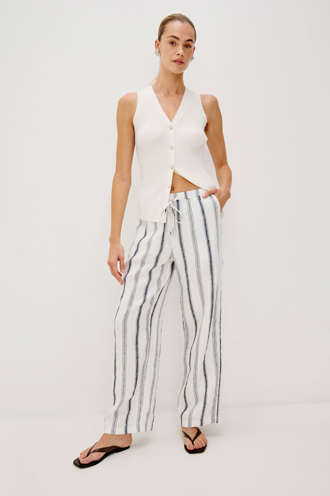 TATIA TOP - ECRU| Rails outlet