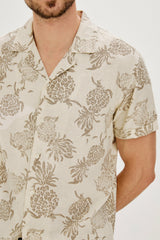 ATLAS SHIRT - PINEAPPLE BLOCK ECRU| Rails sale