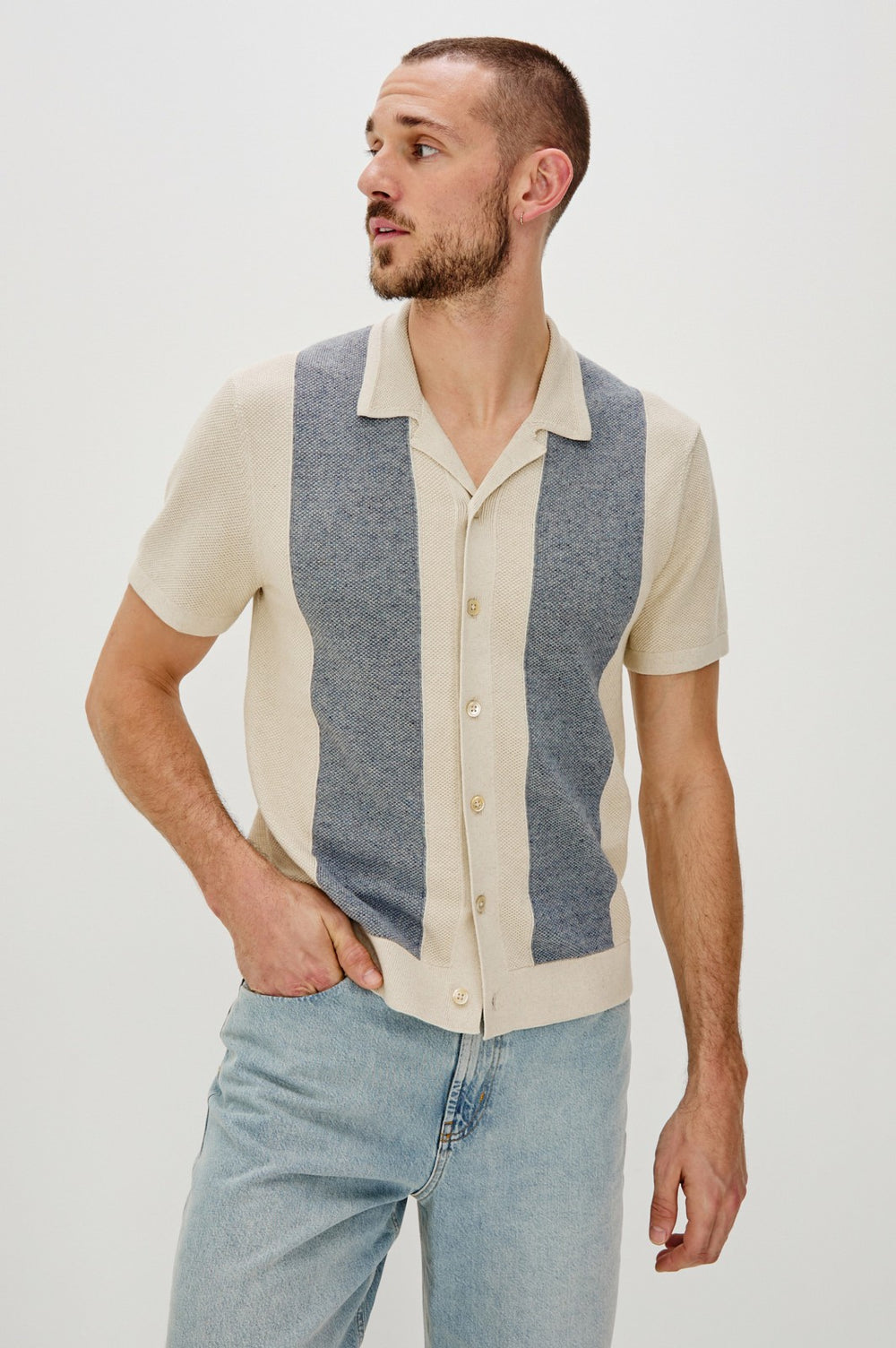 ATWOOD SHIRT - ECRU CHAMBRAY| Rails near me