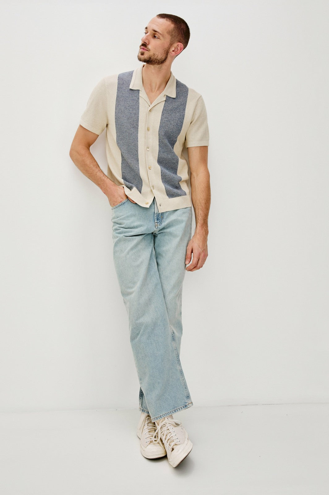 ATWOOD SHIRT - ECRU CHAMBRAY| Rails near me