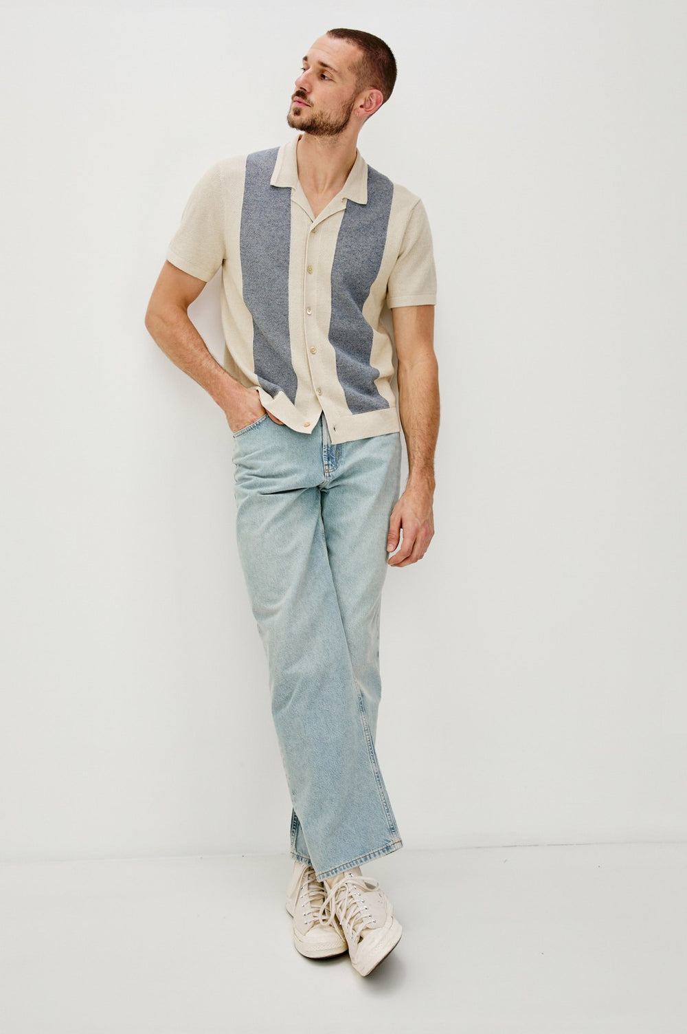 ATWOOD SHIRT - ECRU CHAMBRAY| Rails near me