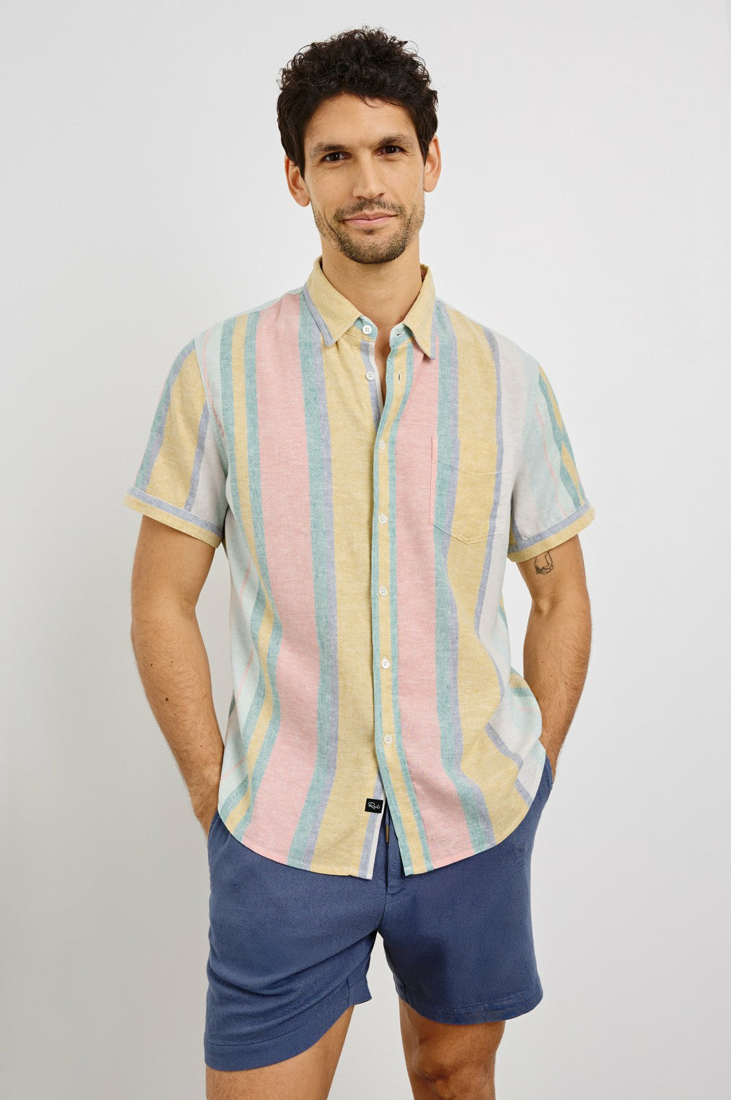 CARSON SHIRT - PORTOFINO STRIPE| Rails sale
