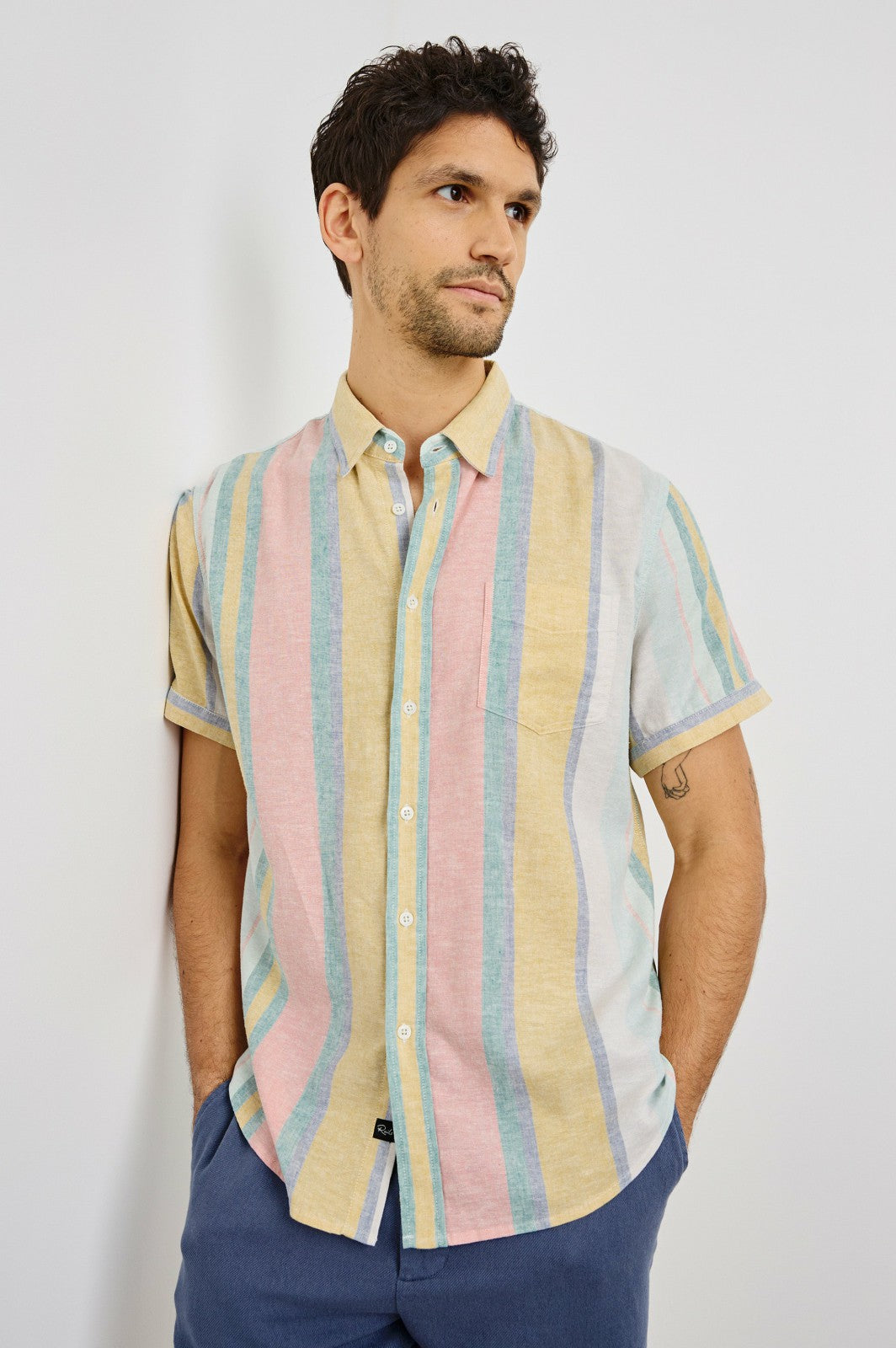 CARSON SHIRT - PORTOFINO STRIPE| Rails sale