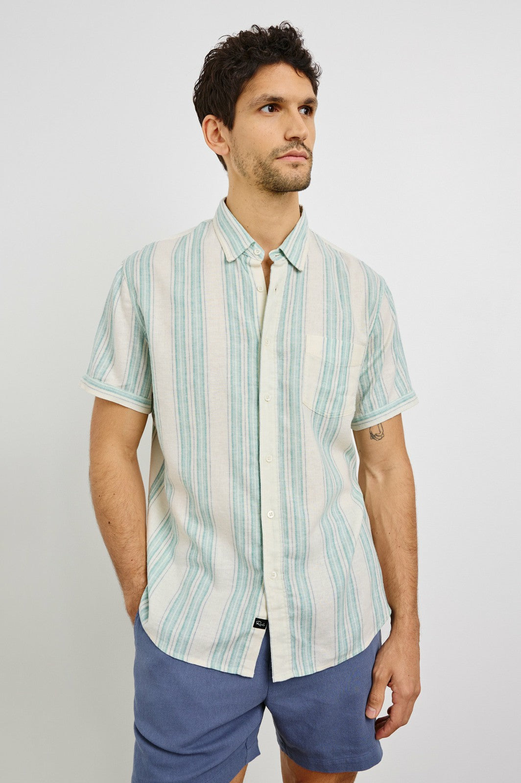 CARSON SHIRT - RIVIERA STRIPE| Rails for sale