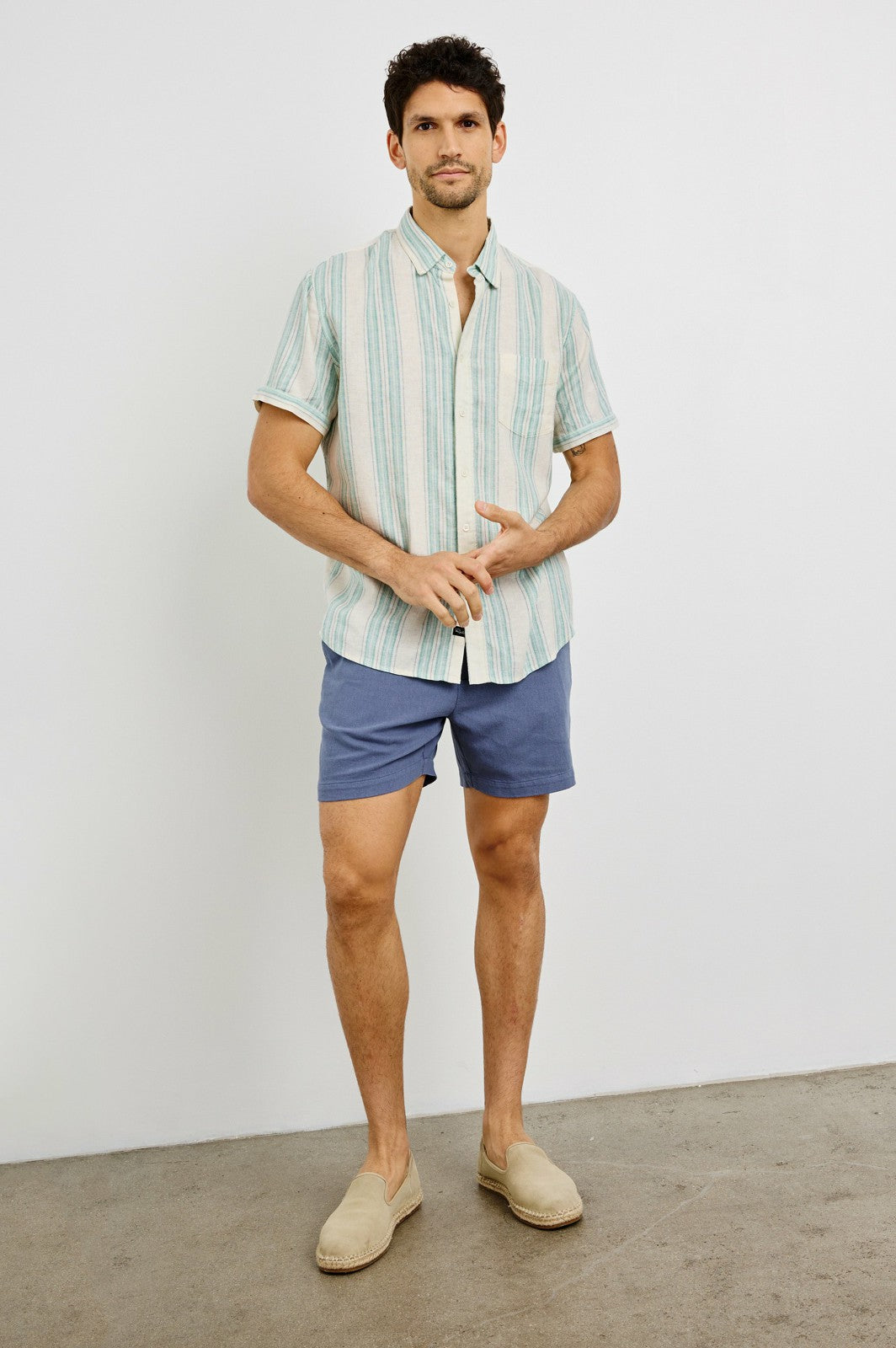 CARSON SHIRT - RIVIERA STRIPE| Rails for sale