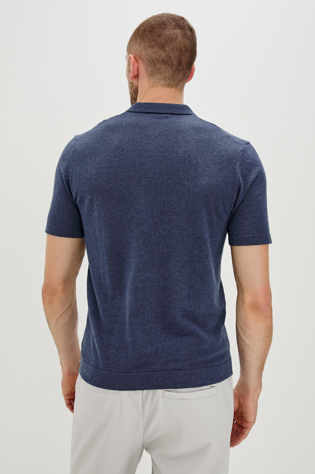 CILLIAN POLO SHIRT - INDIGO DENIM| Rails online