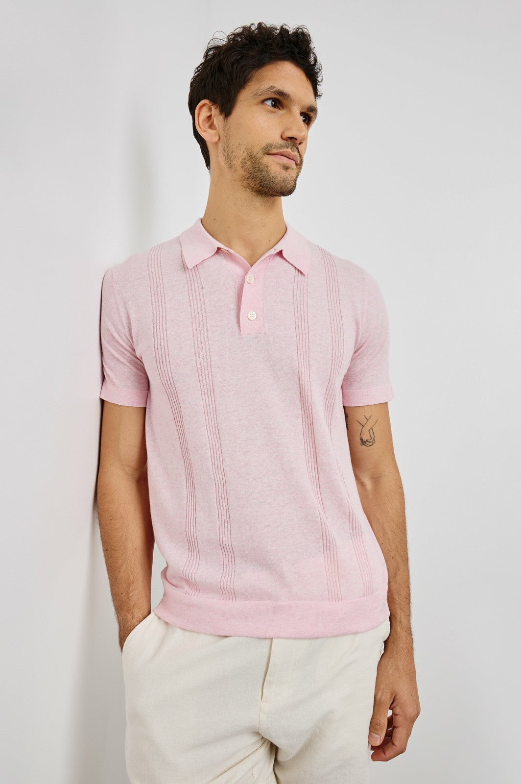 CILLIAN POLO SHIRT - PINK| Rails online