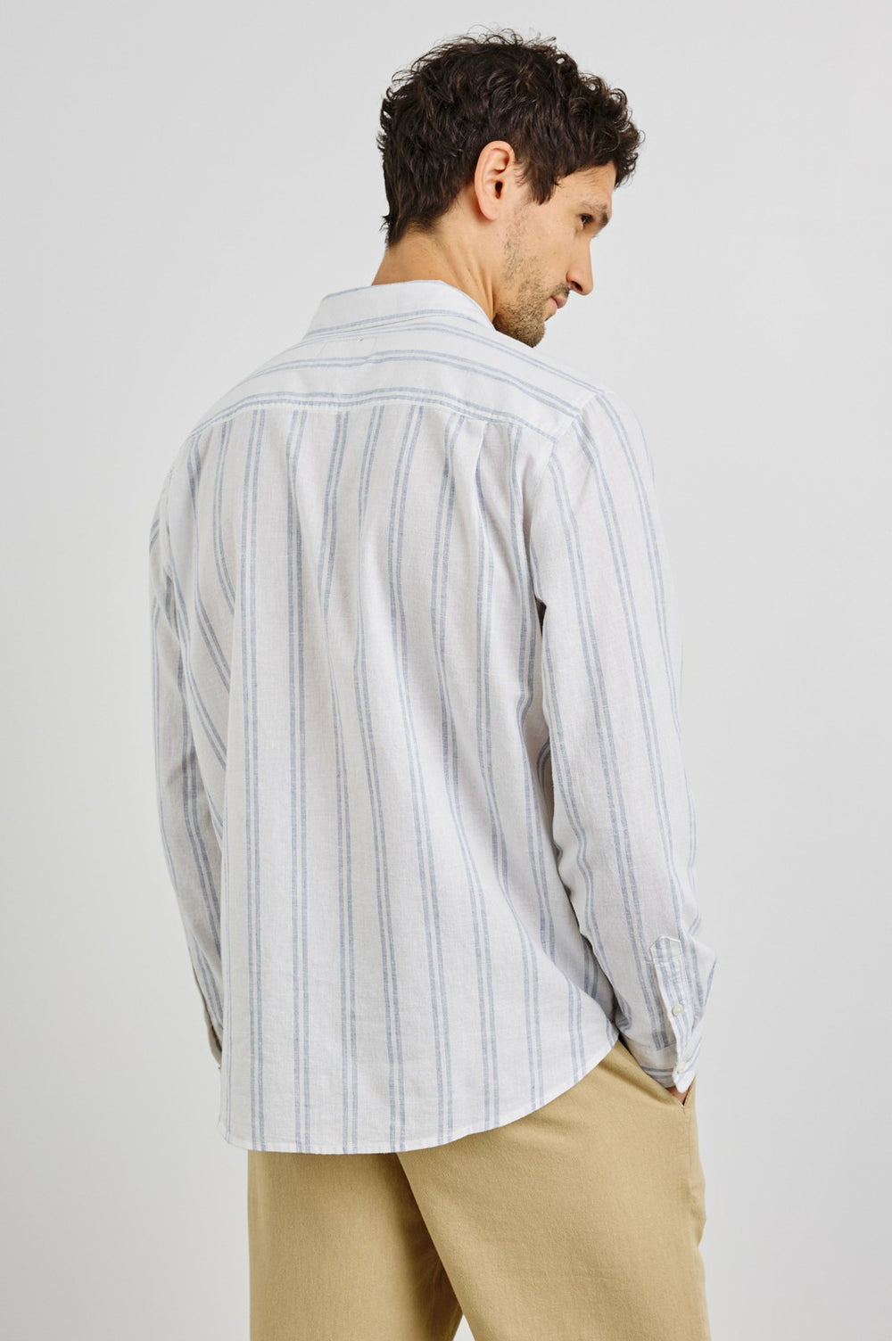 CLYDE SHIRT - WHITE AZURE| Rails online