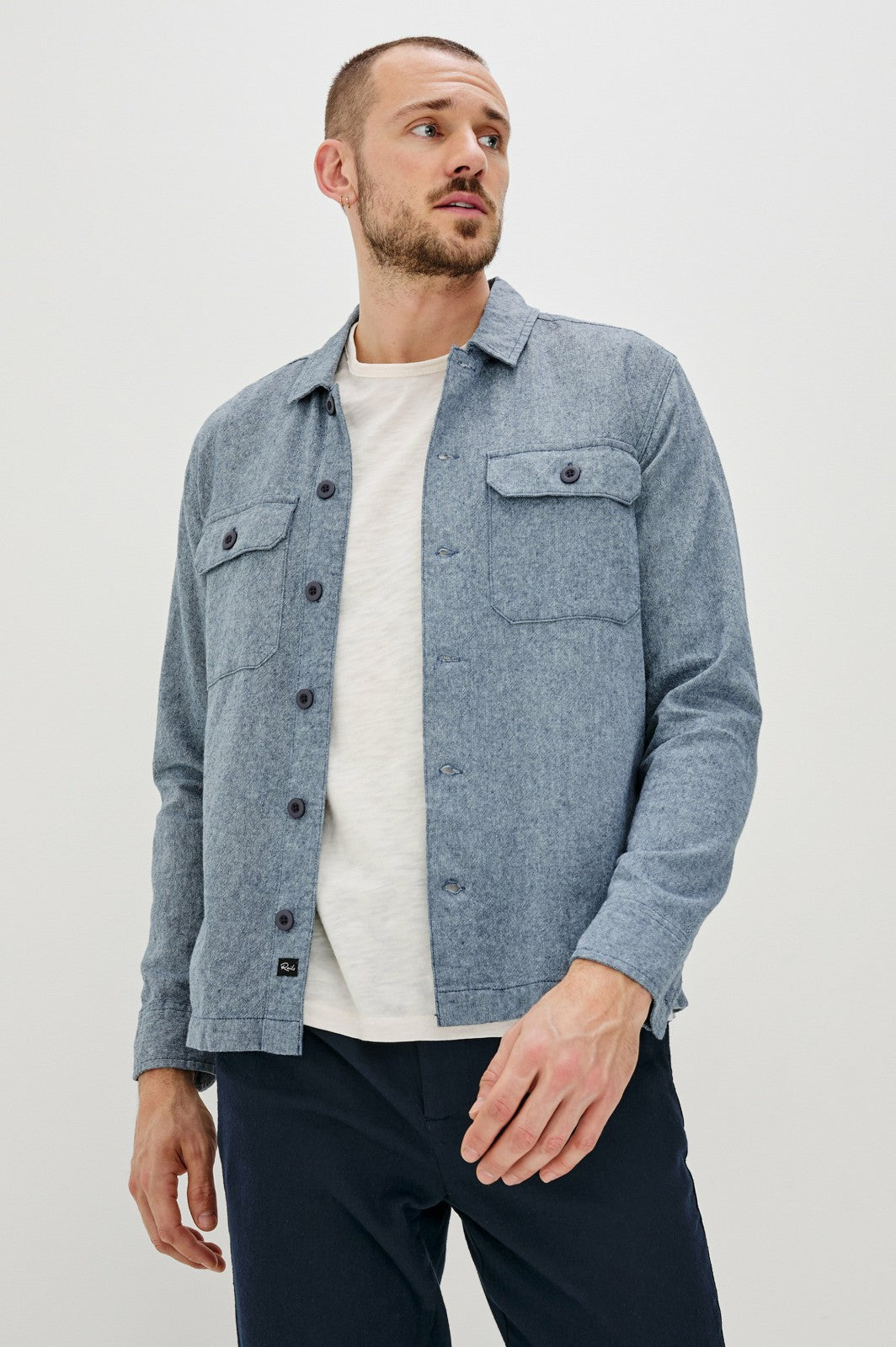 HAYES SHIRT JACKET - BLUE MIRAGE| Rails online