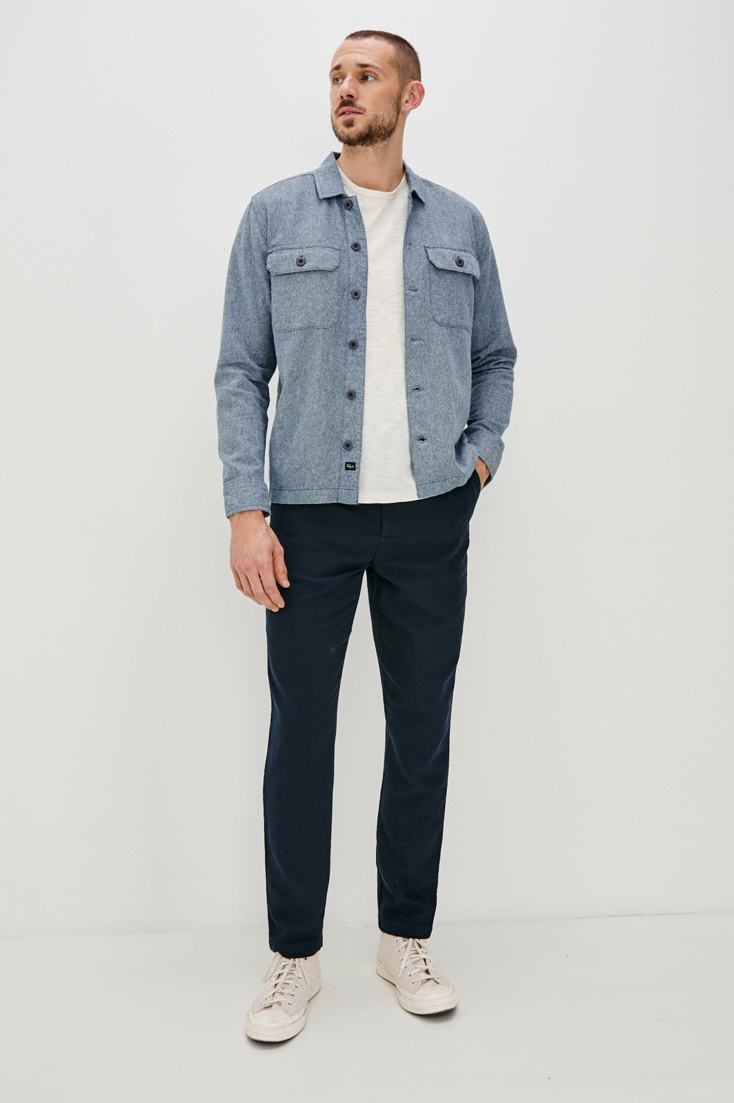 HAYES SHIRT JACKET - BLUE MIRAGE| Rails online