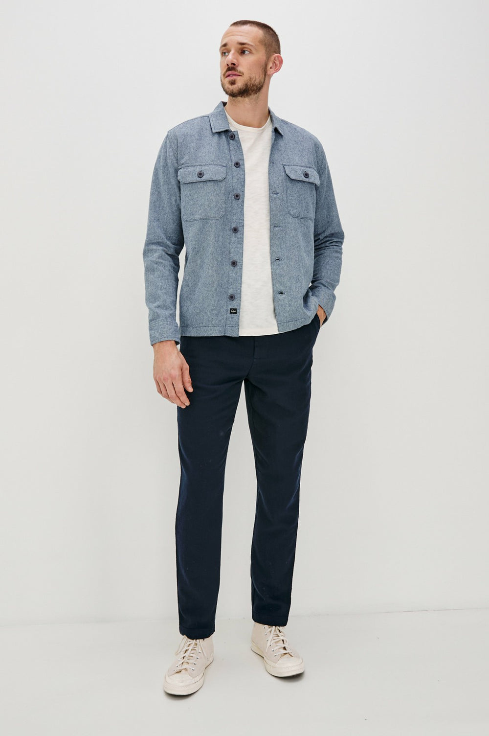 HAYES SHIRT JACKET - BLUE MIRAGE| Rails online