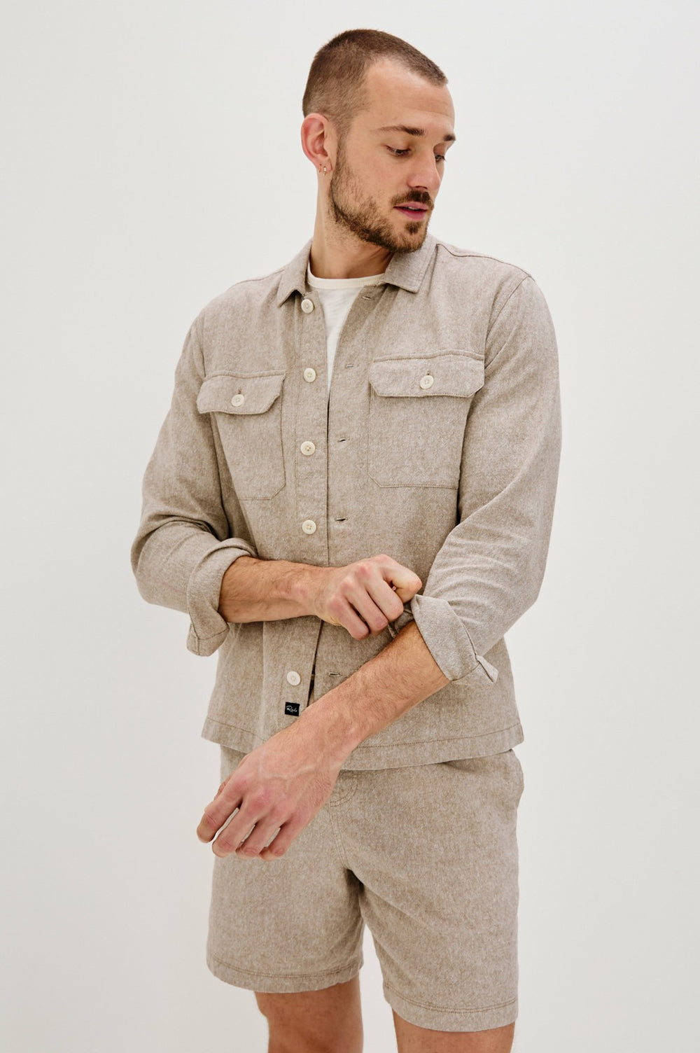 HAYES SHIRT JACKET - BULGUR OAT| Rails near me