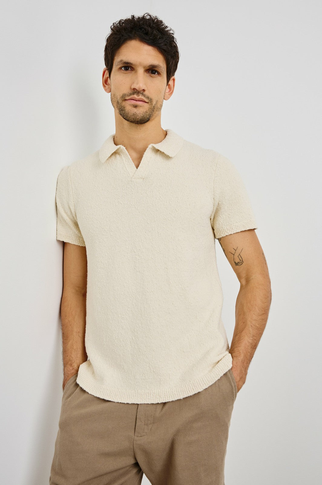 HEATH POLO SHIRT - CREAM| Rails discount