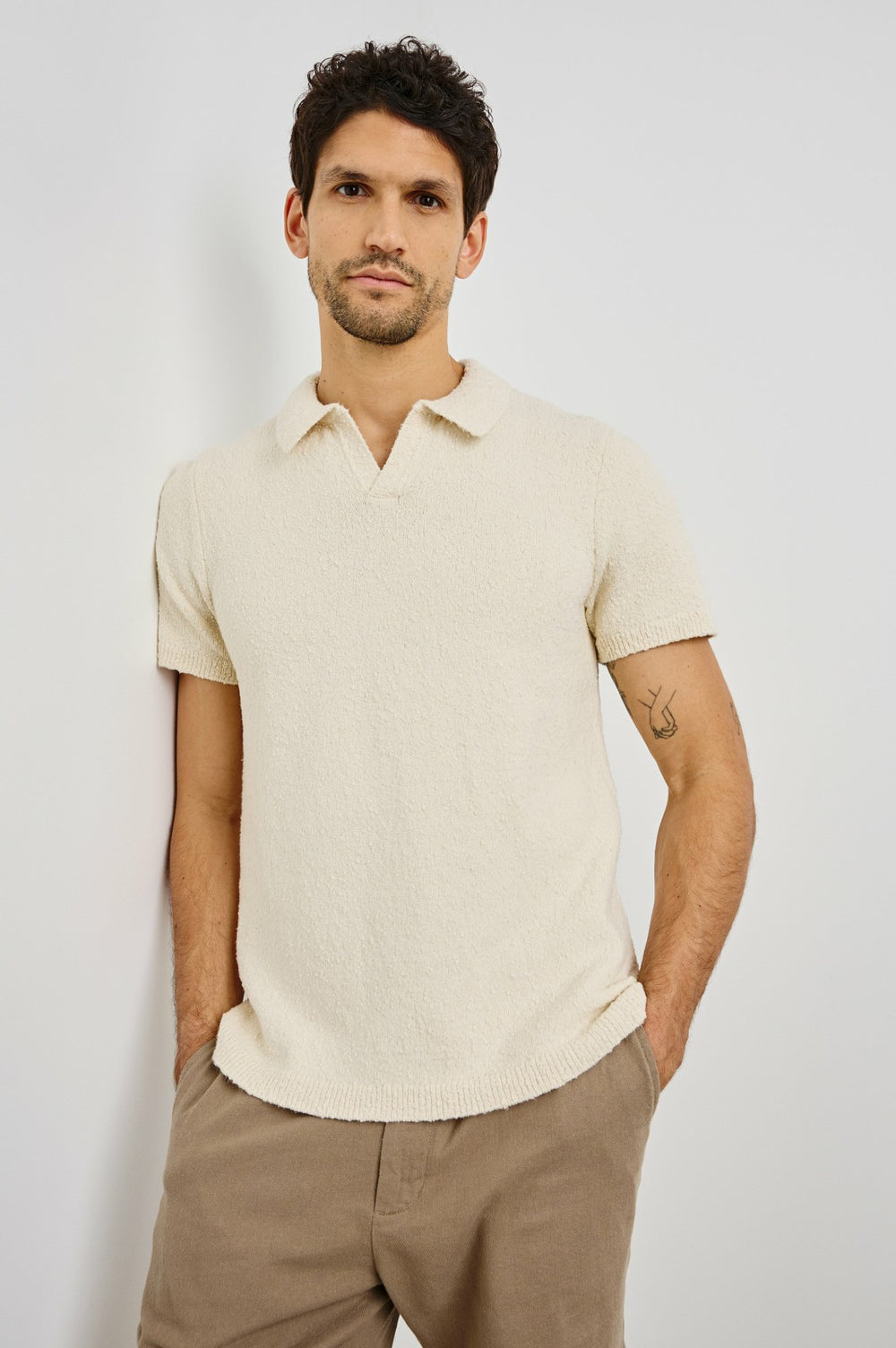 HEATH POLO SHIRT - CREAM| Rails discount