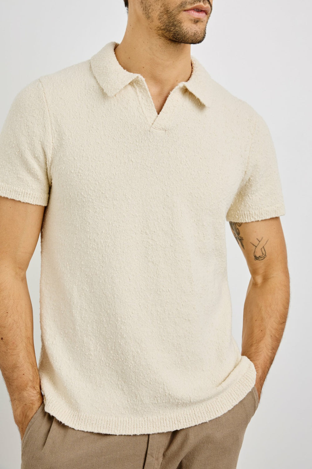 HEATH POLO SHIRT - CREAM| Rails discount