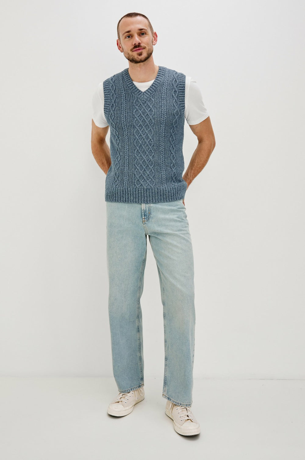 LEE VEST - AZURE MARL| Rails near me