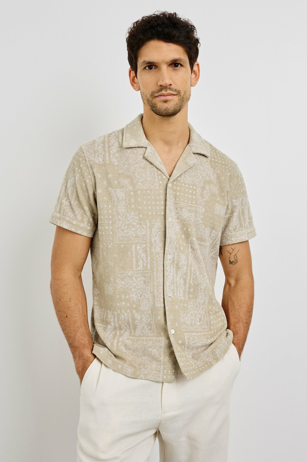 MAVERICK SHIRT - BANDANA CRAFT PAPER| Rails on sale