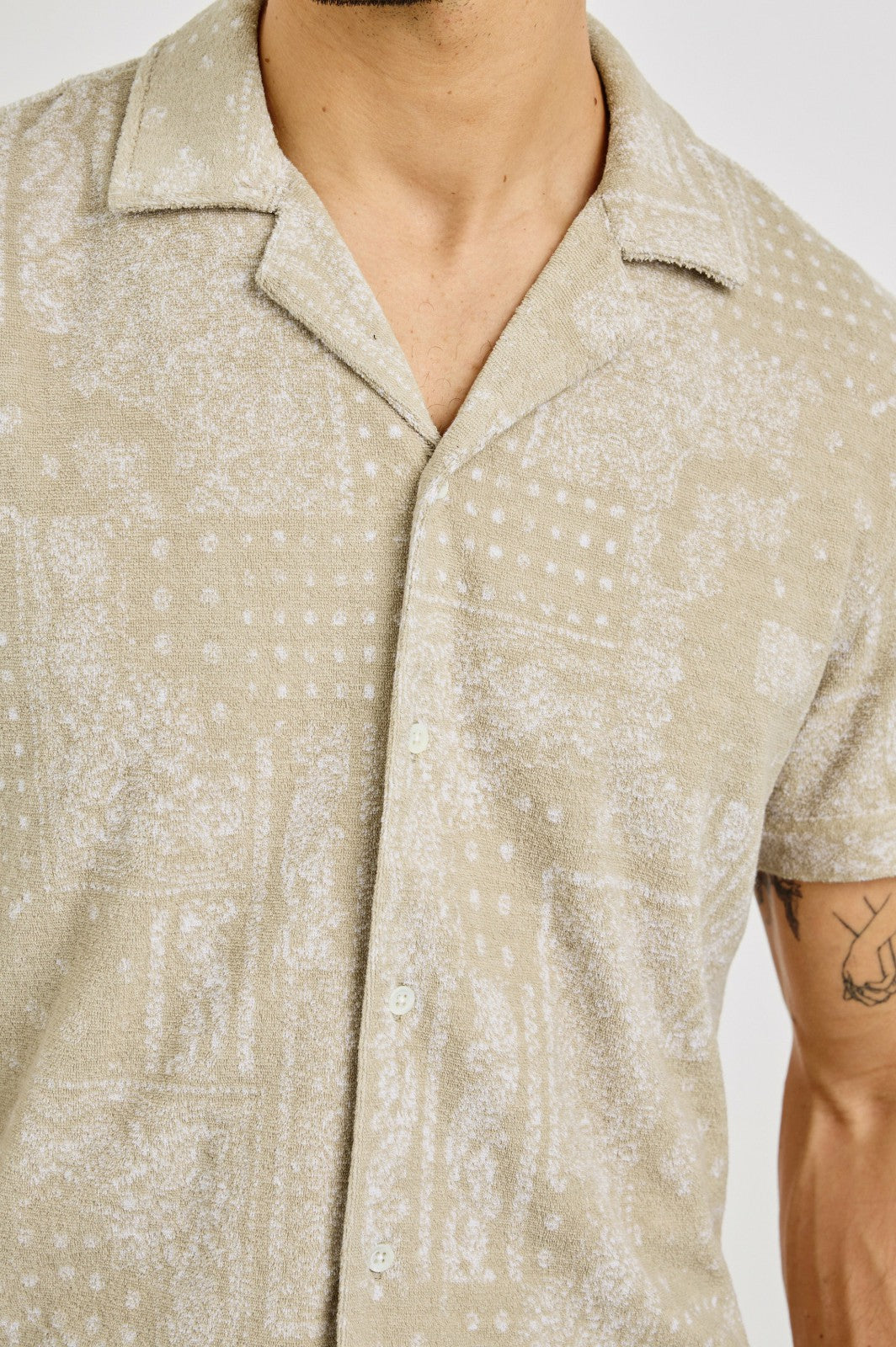 MAVERICK SHIRT - BANDANA CRAFT PAPER| Rails on sale